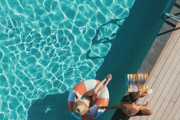 Rooftop pool