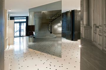 Interior entrance