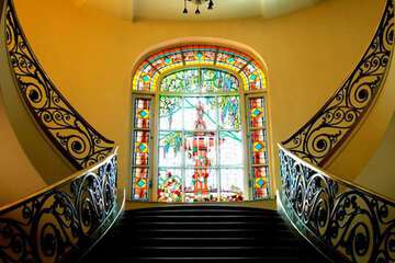 Interior entrance
