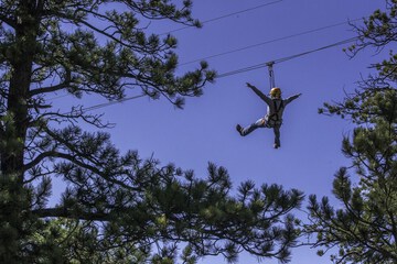 Ziplining