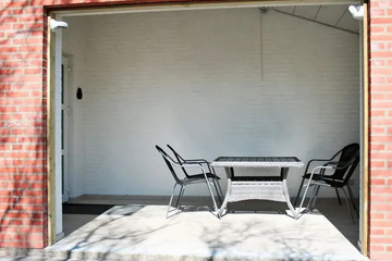outside