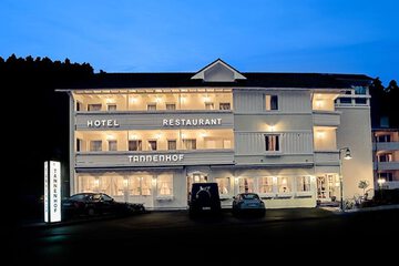 Front of property - evening/night