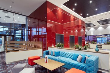 Lobby sitting area