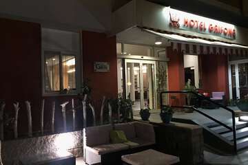 Front of property - evening/night