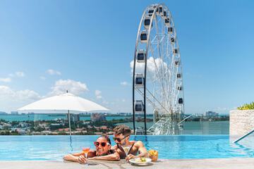 Rooftop pool