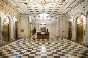 Interior entrance