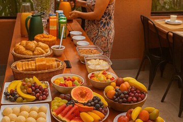 Breakfast buffet
