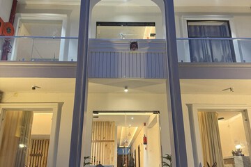 Front of property - evening/night