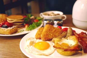 Breakfast buffet