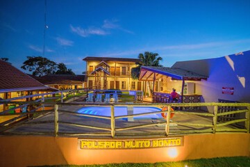 Front of property - evening/night