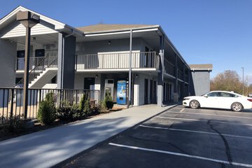 Outdoor wedding area
