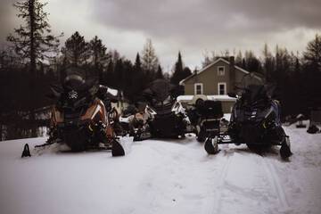 Snowmobiling