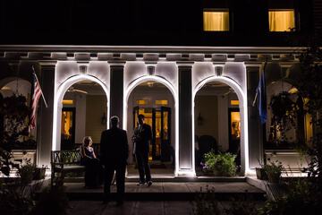 Front of property - evening/night