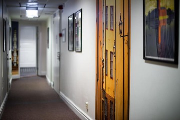 Interior entrance
