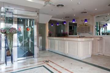 Interior entrance