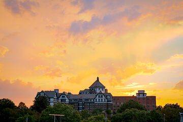 Front of property - evening/night
