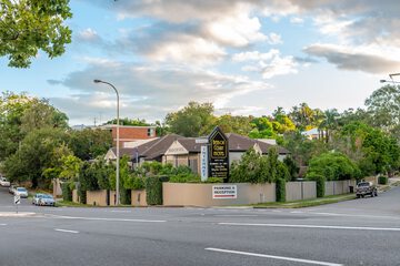 Outdoor wedding area