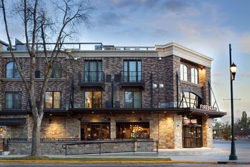 Front of property - evening/night
