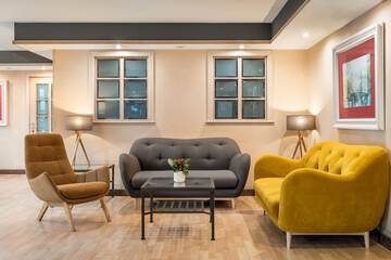 Lobby sitting area