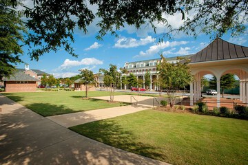Outdoor wedding area