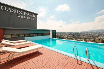 Rooftop pool