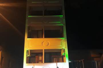 Front of property - evening/night