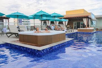 Rooftop pool