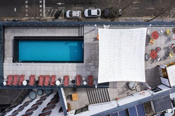 Rooftop pool