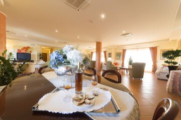 Lobby sitting area