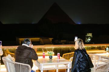 Couples dining