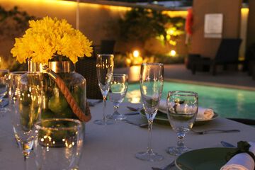 Couples dining