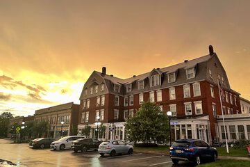 Front of property - evening/night