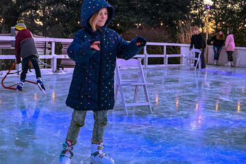 Ice skating