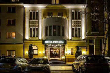 Front of property - evening/night