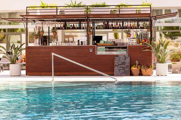 Swim-up bar