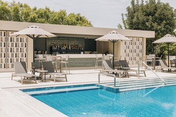 Poolside bar