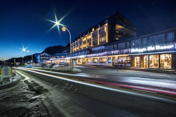 Front of property - evening/night