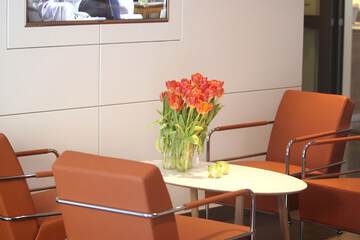 Lobby sitting area