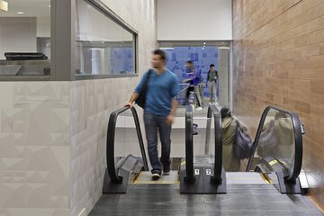 Interior entrance