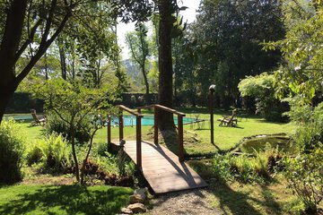 Outdoor wedding area