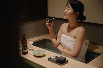 Private spa tub