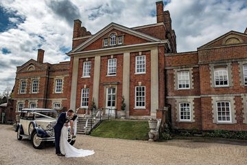 Outdoor wedding area