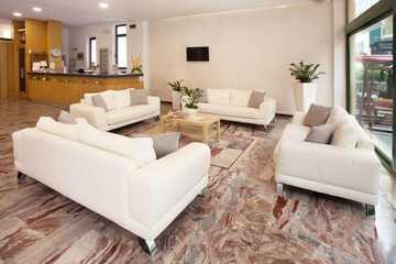 Lobby sitting area