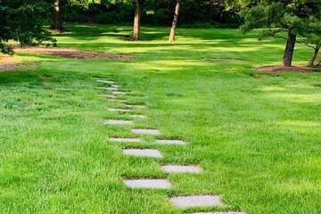 Outdoor banquet area