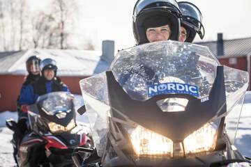 Snowmobiling