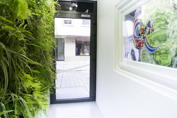 Interior entrance