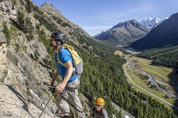 Outdoor rock climbing