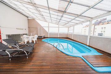 Rooftop pool