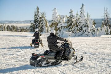 Snowmobiling