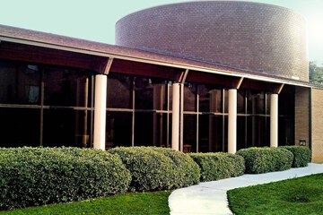 Outdoor banquet area